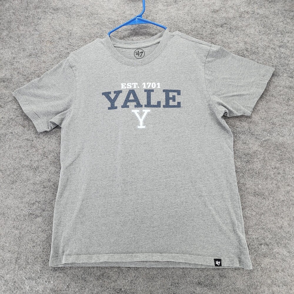 Yale Shirt Womens Small Short Sleeve '47 Gray